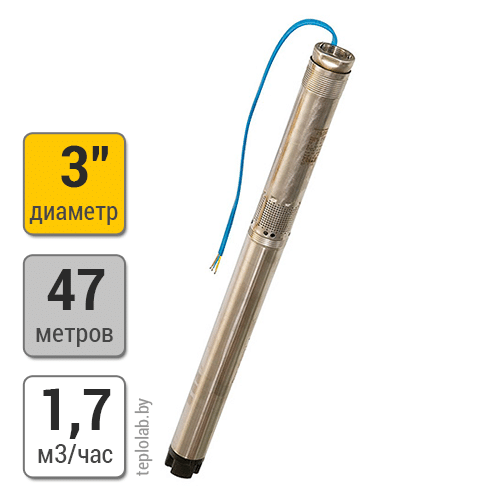 Скважинный насос Grundfos 3" SQE 1-35 1.02, 230 В - фото 1 - id-p178974365