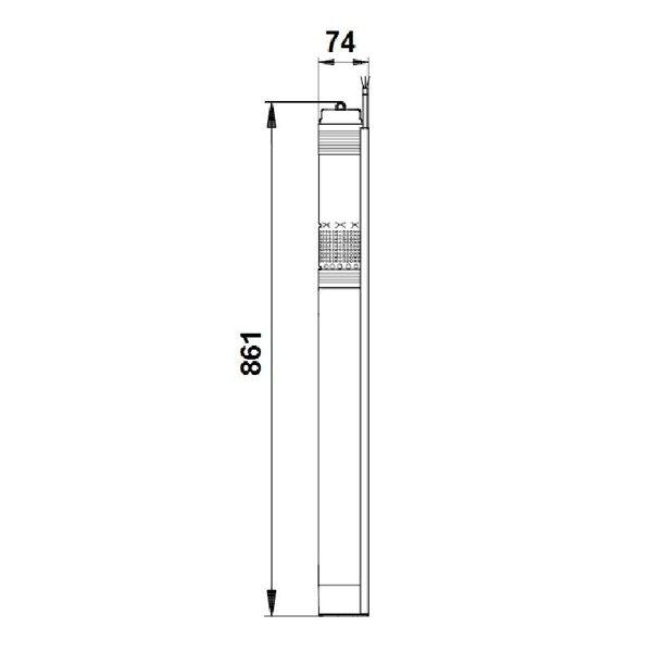 Скважинный насос Grundfos 3" SQE 3-80 2.32, 230 В - фото 6 - id-p178974387