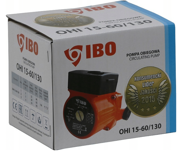 Циркуляционный насос IBO OHI 15-60/130 0.093, 220 В - фото 5 - id-p178974516