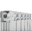 Радиатор вертикальный алюминиевый FONDITAL GARDA DUAL 80 ALETERNUM 1600, фото 5