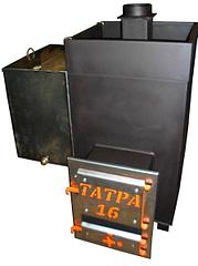 Печь для бани стальная Татра 16 в комплекте с баком 70л