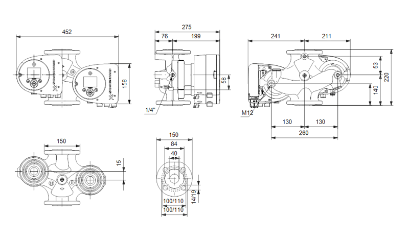 Циркуляционный насос Grundfos MAGNA3 D 40-40 F, 1x230 В - фото 2 - id-p178974789