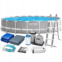 Бассейн каркасный Intex 26756 PRISM FRAME 610x132см +фильтр-насос 5678 л/ч