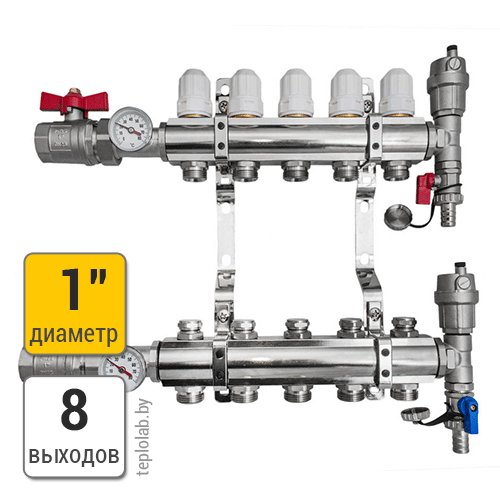 Распределительный коллектор PROFLine XF 20102, 8 выходов - фото 1 - id-p178976280