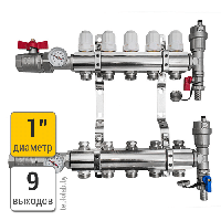 Распределительный коллектор PROFLine XF 20102, 9 выходов