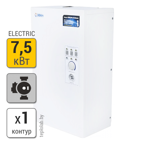 Электрический котел ЭВАН WARMOS-M 7,5 кВт, 380 В - фото 1 - id-p178976373