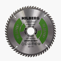 Диск пильный серия Hilberg Industrial Дерево 200х32/30х60Т