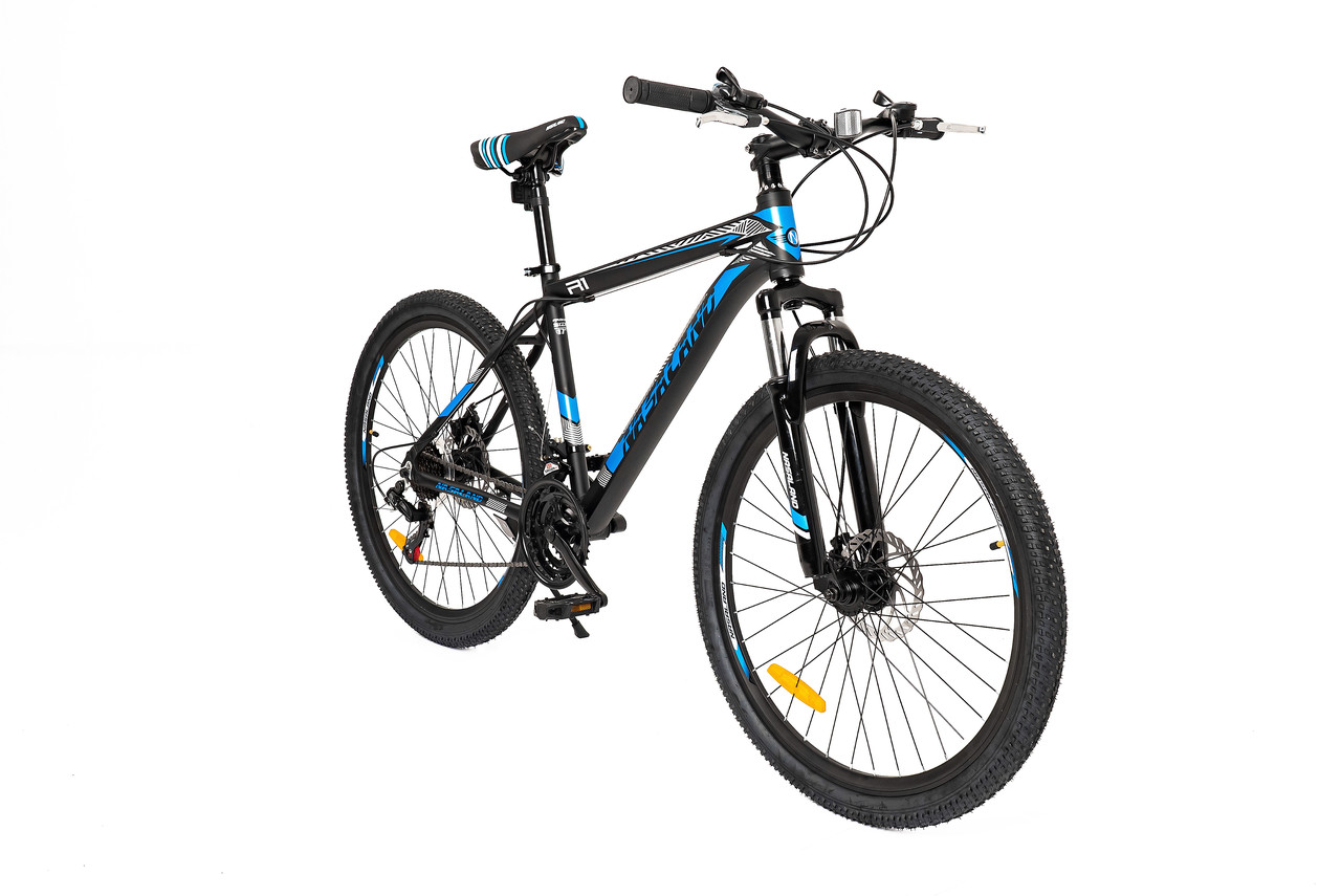 Велосипед горный NASALAND 26" черно-синий рама 18 алюминий - фото 1 - id-p180640370