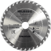 Диск пильный серия Hilberg Industrial 350х36Тх50 mm