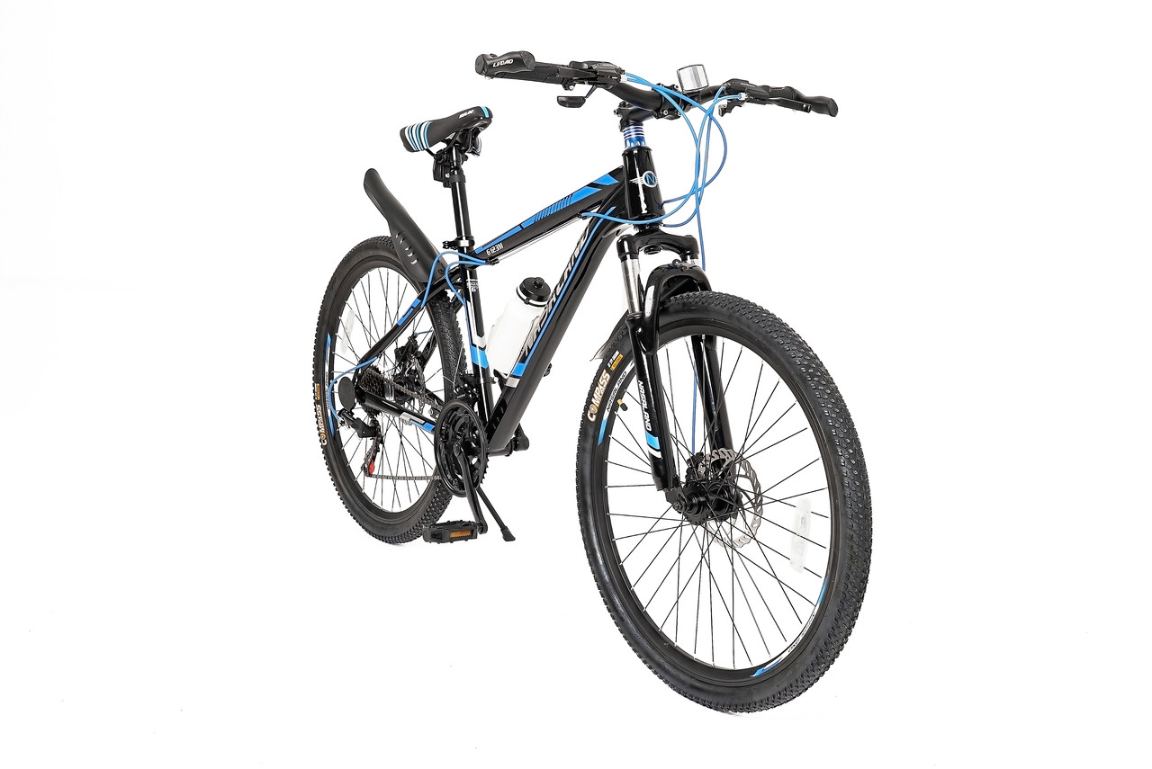 Велосипед горный NASALAND 26" черно-синий, рама 16 сталь - фото 2 - id-p180640431