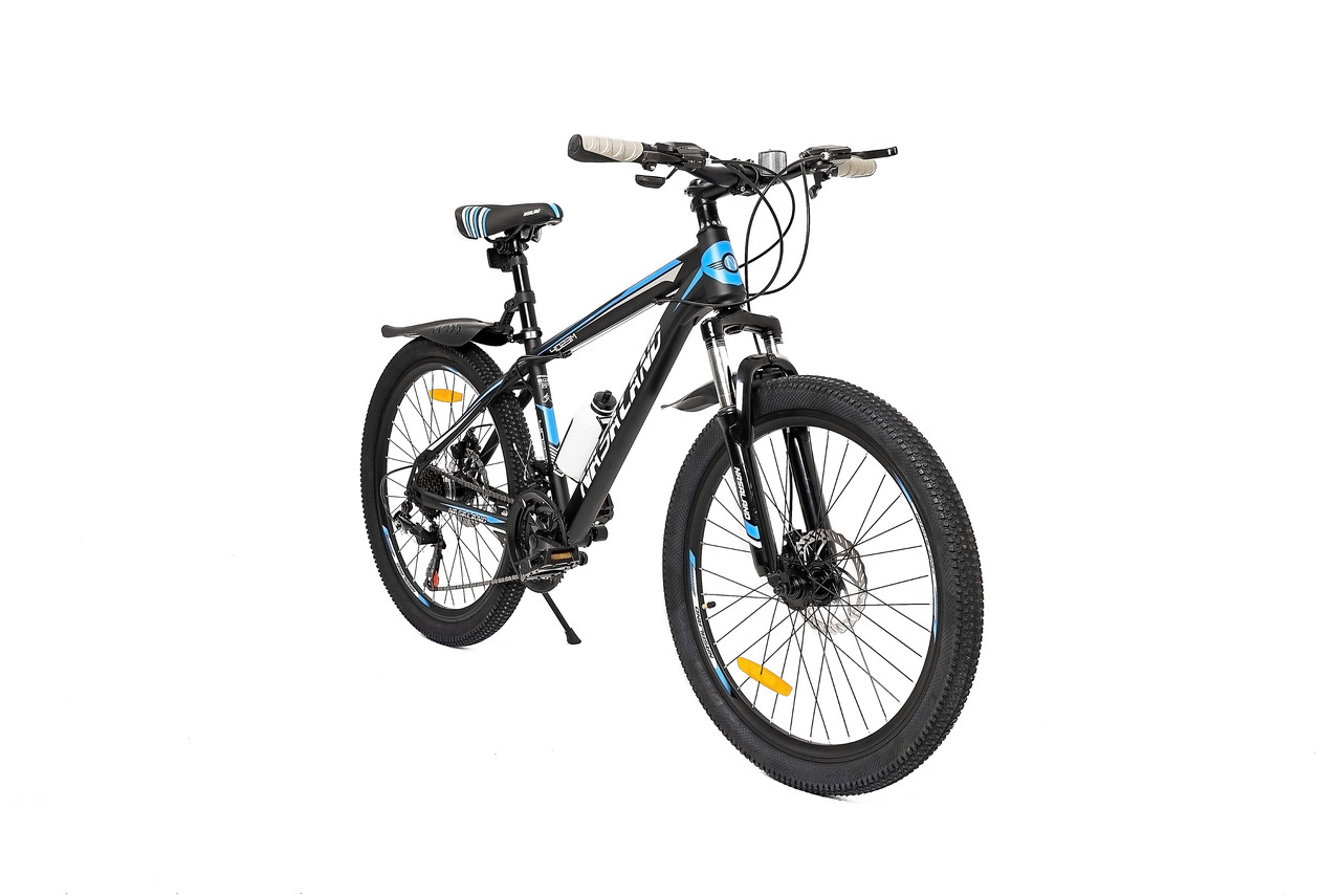 Велосипед горный NASALAND 24" черно-синий подростковый рама 15 сталь - фото 2 - id-p180640434
