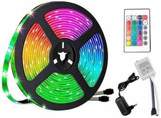 Светодиодная лента RGB LED STRIP 5 м 16 цветов