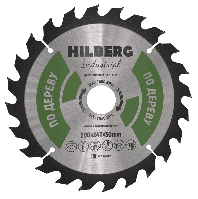 Диск пильный серия Hilberg Industrial Дерево 200х24Тх30 mm