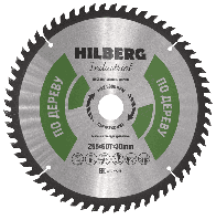 Диск пильный серия Hilberg Industrial Дерево 255х60Тх30 mm