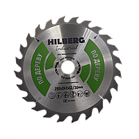 Диск пильный серия Hilberg Industrial Дерево 250х24Тх32/30 mm