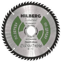 Диск пильный серия Hilberg Industrial Дерево 210х60Тх30 mm