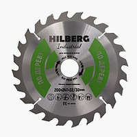 Диск пильный серия Hilberg Industrial Дерево 200х32/30х24Т