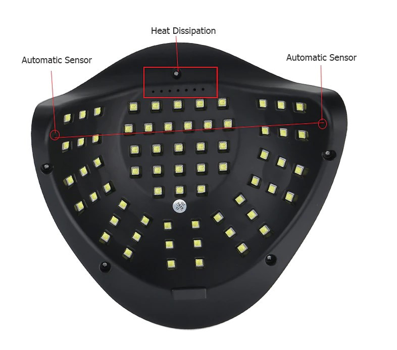 Лампа для маникюра SUN X10 MAX 180W для сушки ногтей - фото 5 - id-p180640567