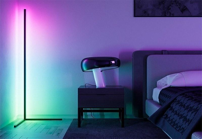 Светильник светодиодный напольный RGB 200 см (угловой торшер) - фото 3 - id-p180640607