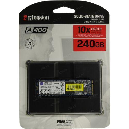 SSD 240 Gb M.2 2280 B&M 6Gb/s Kingston A400 SA400M8/240G 3D TLC