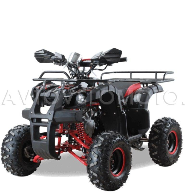 Детский квадроцикл MOTAX ATV Grizlik LUX 125 cc - Чёрно-красный, фото 1