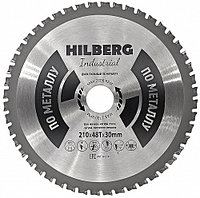 Диск пильный серия Hilberg Industrial Металл 210х30х48Т