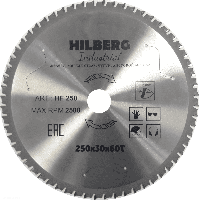 Диск пильный серия Hilberg Industrial Металл 250х60Тх30 mm