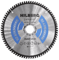 Диск пильный серия Hilberg Industrial Алюминий 216х80Тх30 mm