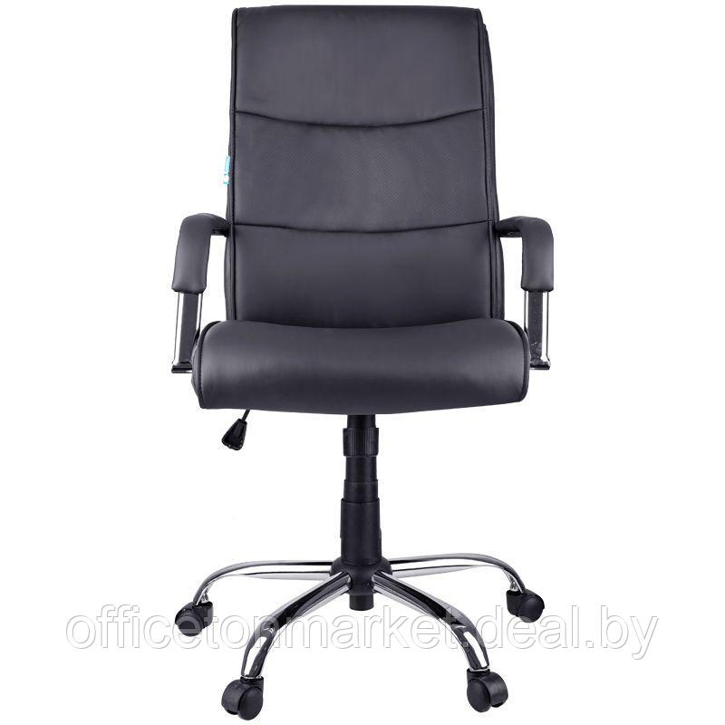 Кресло для руководителя Helmi "HL-E03 Accept", экокожа, металл, черный - фото 2 - id-p157279386
