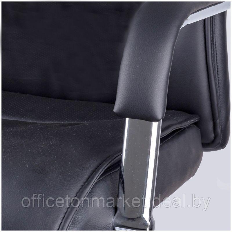 Кресло для руководителя Helmi "HL-E03 Accept", экокожа, металл, черный - фото 5 - id-p157279386