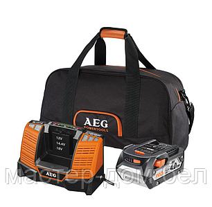 Аккумулятор AEG SET L1840BL с зарядным устройством (в сумке)