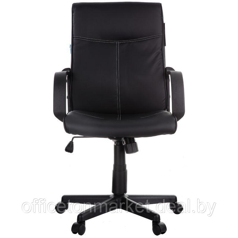 Кресло для персонала Helmi HL-M03 "Referent", экокожа, пластик, черный - фото 2 - id-p157279393