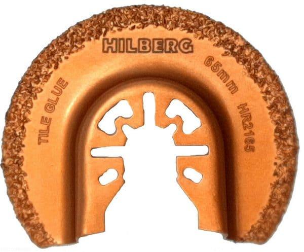 Полотно отрезное по плиточному клею Hilberg Radial WC 65 mm - фото 1 - id-p180656826