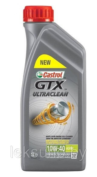 Castrol GTX ULTRACLEAN 10W-40 1л масло моторное (Germany) - фото 1 - id-p180660177