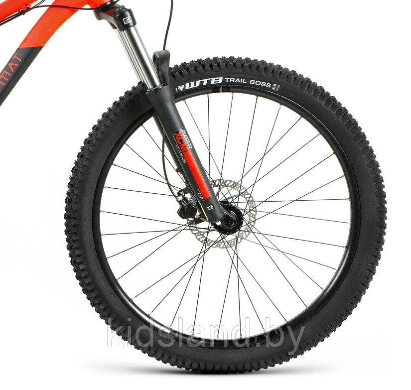 Велосипед Format 1314 27.5'' Plus (черный матовый/красный матовый) - фото 5 - id-p150533248