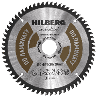 Диск пильный Hilberg Industrial ЛАМИНАТ 190х64Тх30/20 mm