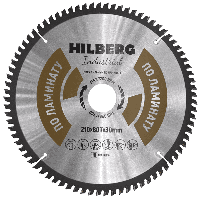 Диск пильный Hilberg Industrial ЛАМИНАТ 210х80Тх30 mm