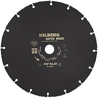 Диск карбид вольфрамовый по дереву с гвоздями 230 Hilberg Super Wood