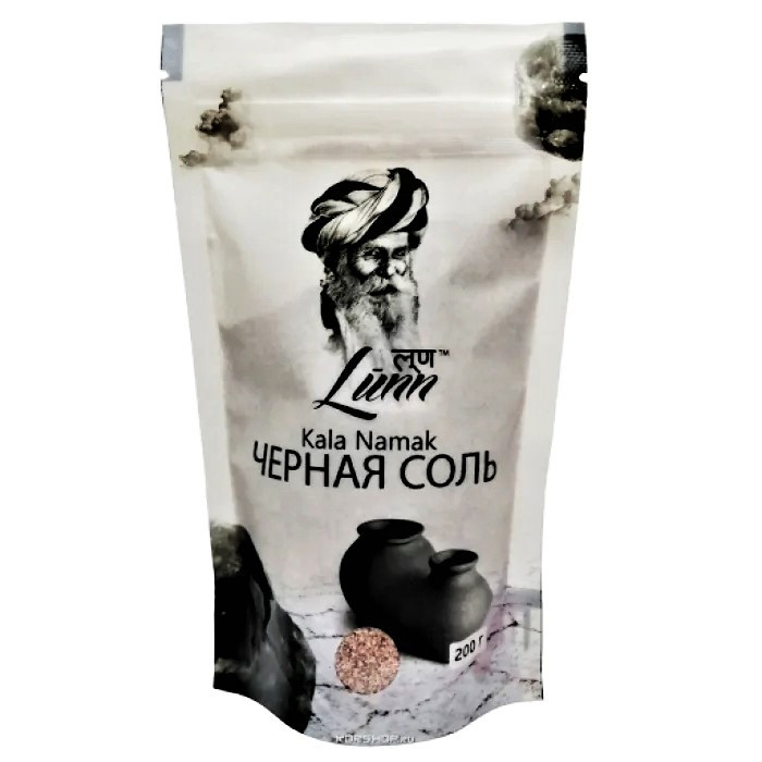 Соль Черная Lunn Kala Namak, 200г – лечебный эффект
