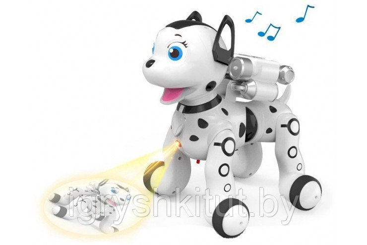 Собака Умный питомец Далматинец, свет, звук, проектор, арт.ZYB-B2997-3 - фото 2 - id-p180672353
