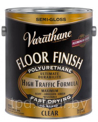 Лак для пола и паркета (полиуретановый на масляной основе) Varathane Crystal Clear Floor Finish,RUST-OLEUM® - фото 1 - id-p180673101