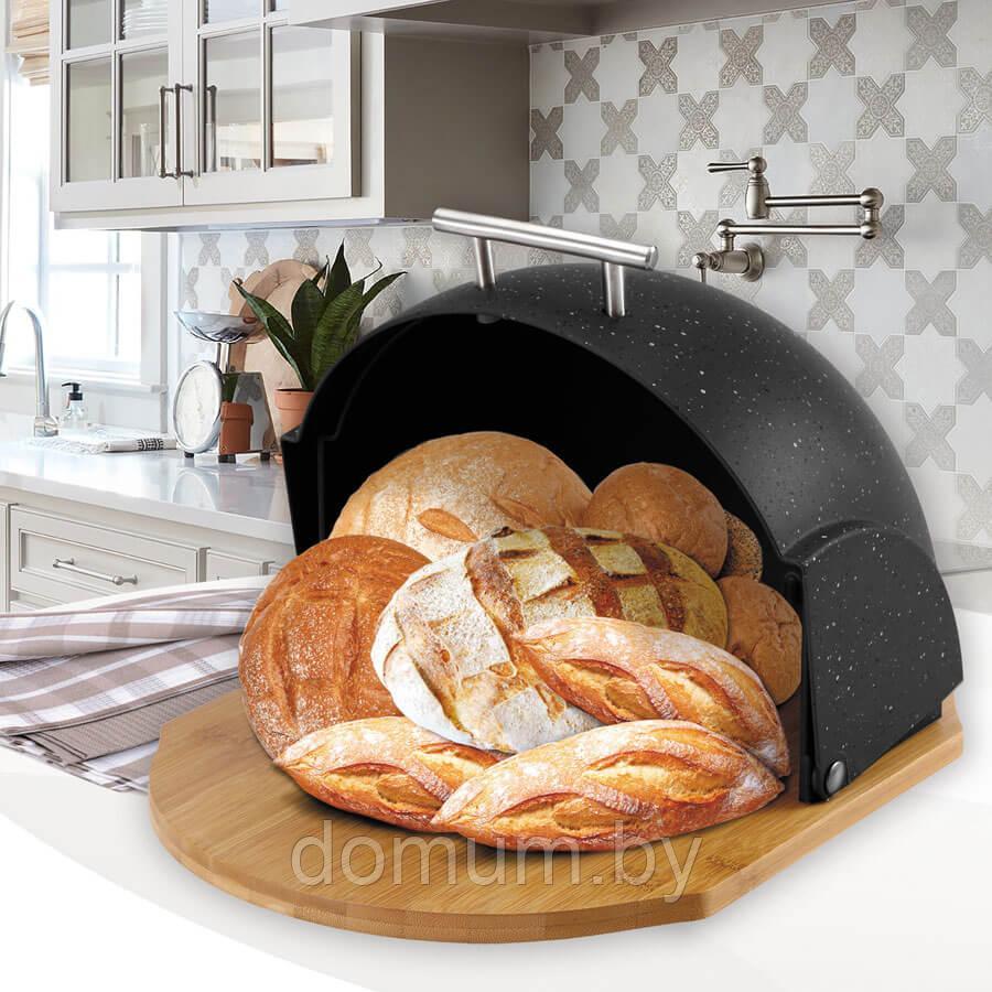 Хлебница Maestro MR-1678G-BLACK