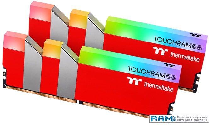 Оперативная память Thermaltake ToughRam RGB 2x8GB DDR4 PC4-28800 RG25D408GX2-3600C18A - фото 1 - id-p180677829