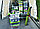 Контейнер для хранения с колесами Evo Safe 65 л, прозрачный/зеленый, фото 8