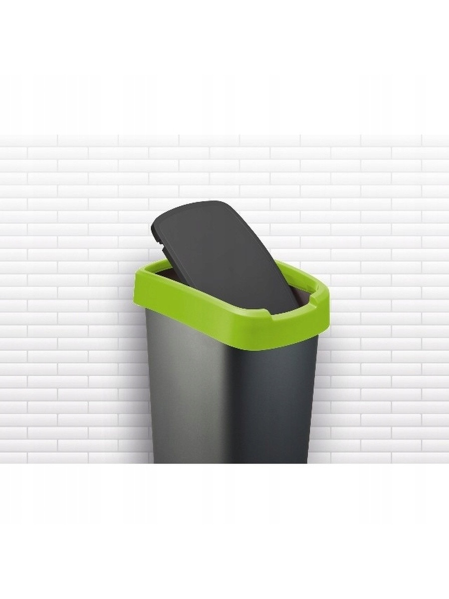 Урна для мусора Twist 50 л Eco, зеленый - фото 4 - id-p180680615