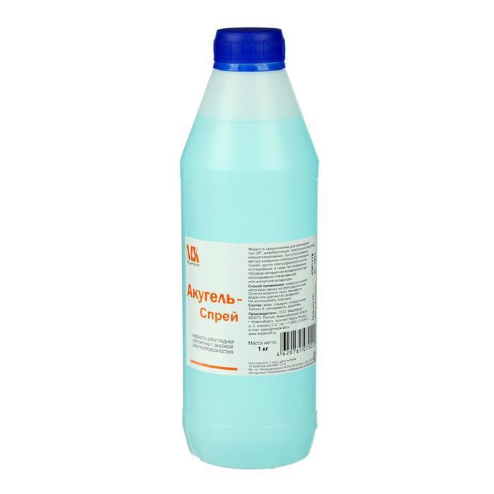 Жидкость для ЭКГ "Акугель-Спрей", флакон, 1кг - фото 1 - id-p180520301