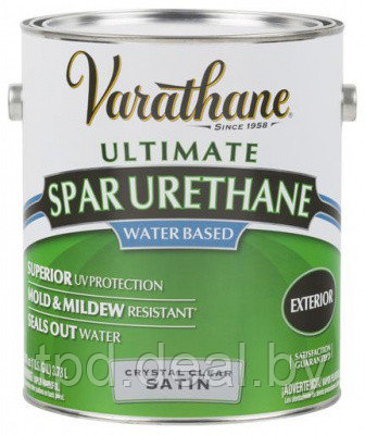 Лак (на акриловой основе для наружных работ) Varathane Premium Spar Urethane,RUST-OLEUM® - фото 1 - id-p180684024