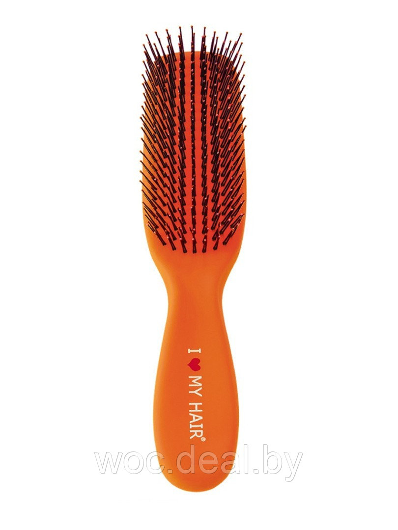 I Love My Hair Щетка для волос матовая оранжевая Spider Soft Eco S 1503 - фото 1 - id-p180689272
