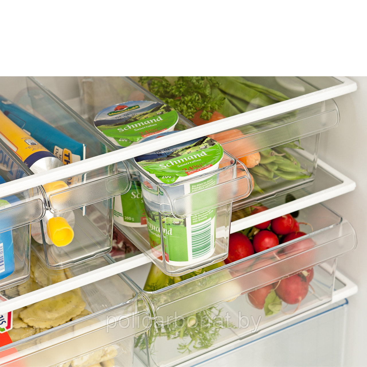 Органайзер для холодильника Loft M 3,1 л, прозрачный - фото 4 - id-p180686560