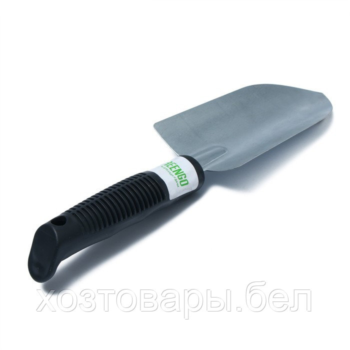 Совок посадочный 32 см, толщина 0.8 мм, пластиковая ручка, МИКС - фото 1 - id-p180688277